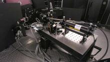 The High Resolution Spectrograph is located below the observing floor of the HET