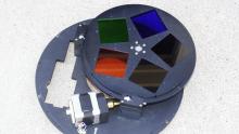 Filters used for astronomical observations, such as these, are often mounted on