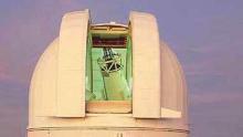 The 2.7-meter Harlan J. Smith Telescope dome.