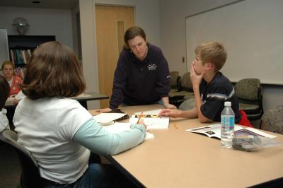 The Frank N. Bash Visitors Center features a multi-purpose classroom where group