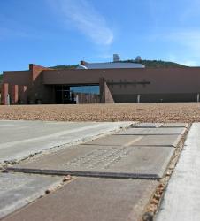 Pavers are displayed in the sundial court at the Observatory Visitors Center. Pavers are displayed in the sundial court at the Observatory Visitors Center.