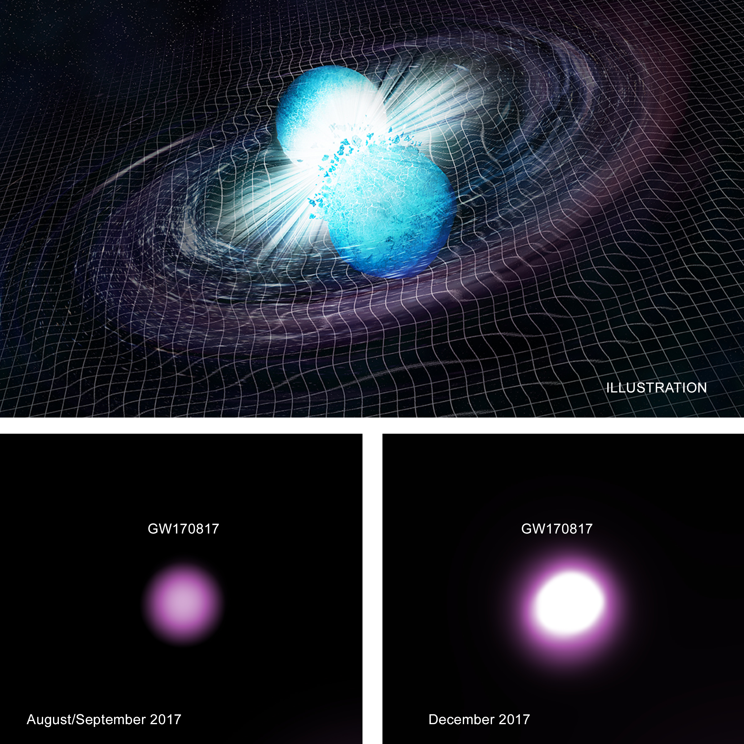 Neutron Stars Merge to Form Black Hole
