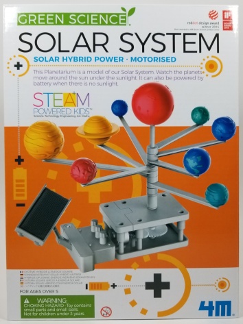 Green Science Solar Hybrid Motorised Solar-Powered Solar System Model